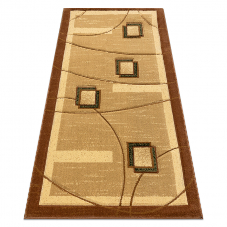 Carpet SAMPLE TUREK Messi 1628 Geometric beige / brown