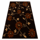 Tapis ACRYLIQUE SUNSET 9204/034 Fleurs marron / beige - PRODUIT DE DEUXIÈME QUALITÉ