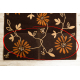 Tapis ACRYLIQUE SUNSET 9204/034 Fleurs marron / beige - PRODUIT DE DEUXIÈME QUALITÉ