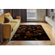 Tapis ACRYLIQUE SUNSET 9204/034 Fleurs marron / beige - PRODUIT DE DEUXIÈME QUALITÉ