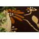 Tapis ACRYLIQUE SUNSET 9204/034 Fleurs marron / beige - PRODUIT DE DEUXIÈME QUALITÉ