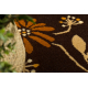 Teppe akryl SUNSET 9204/034 Blomster brun / beige - ANDRE RATE PRODUKT