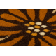 Tapis ACRYLIQUE SUNSET 9204/034 Fleurs marron / beige - PRODUIT DE DEUXIÈME QUALITÉ