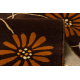 Carpet ACRYLIC SUNSET 9204/034 Flowers brown / beige - SECOND-RATE PRODUCT