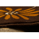 Tapis ACRYLIQUE SUNSET 9204/034 Fleurs marron / beige - PRODUIT DE DEUXIÈME QUALITÉ