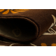 Teppe akryl SUNSET 9204/034 Blomster brun / beige - ANDRE RATE PRODUKT