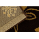 Paklājs ACRYLIC SUNSET 9204/034 Ziedi brūns / bēšs - OTRĀS KLASES PRODUKTS