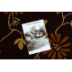 Teppe akryl SUNSET 9204/034 Blomster brun / beige - ANDRE RATE PRODUKT