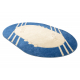 Tappeto DAISY ovale 8866 Cadre blu