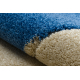 Tappeto DAISY ovale 8866 Cadre blu
