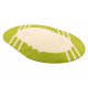 Tappeto DAISY ovale 8866 Cadre verde