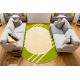 Tappeto DAISY ovale 8866 Cadre verde