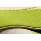 Tappeto DAISY ovale 8866 Cadre verde