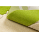 Tepih DAISY ovalan 8866 Okvir zelena