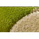 Tappeto DAISY ovale 8866 Cadre verde