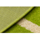 Tappeto DAISY ovale 8866 Cadre verde