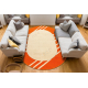 Matto DAISY soikea 8866 Kehys oranssi 