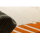 Tæppe DAISY oval 8866 Ramme orange 