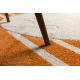 Tæppe DAISY oval 8866 Ramme orange 