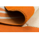 Vaip DAISY ovaalne 8866 Raam oranž 