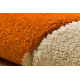 Vaip DAISY ovaalne 8866 Raam oranž 