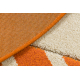 Tæppe DAISY oval 8866 Ramme orange 