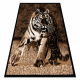 Tapijt SAFARI tijger, beige / zwart