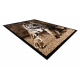 Tapis SAFARI tigre, beige / noir