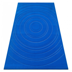 Teppich LOUNGE 9714/90 Kreise, blau