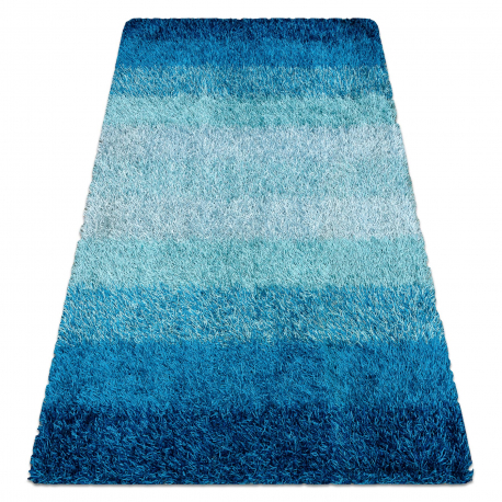 Tapis Rayures TOPSY, bleu - PRODUIT DE DEUXIÈME QUALITÉ