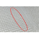 Teppich TIMO 5979 SISAL draussen Rahmen weiß - ZWEITKLASSIGES PRODUKT