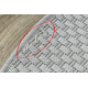 Teppich TIMO 6272 Kreis SISAL draussen weiß - ZWEITKLASSIGES PRODUKT