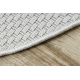 Covor TIMO 6272 cerc sisal exterior alb - SECUNDAR-COTATI PRODUSUL