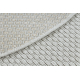 Carpet TIMO 6272 circle SISAL outdoor white - SECOND-RATE PRODUCT