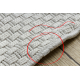 Kilimas TIMO 6272 aplis sizalio baltas - ANTROS KLASĖS PRODUKTAS