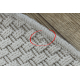 Covor TIMO 6272 cerc sisal exterior alb - SECUNDAR-COTATI PRODUSUL