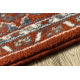 Wool Carpet LEGEND 468 10 GB300 OSTA - Γραμμές, αποκλειστική κόκκινο / μπεζ