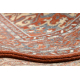 Wool Carpet LEGEND 468 10 GB300 OSTA - Γραμμές, αποκλειστική κόκκινο / μπεζ