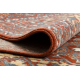 Wool Carpet LEGEND 468 10 GB300 OSTA - Γραμμές, αποκλειστική κόκκινο / μπεζ