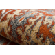 Wool Carpet LEGEND 468 10 GB300 OSTA - Γραμμές, αποκλειστική κόκκινο / μπεζ
