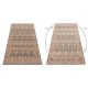 Tappeto in lana LEGEND 468 12 GB500 OSTA - Ornamento, telaio, esclusivo beige / grigio