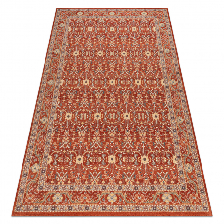 Uldtæppe LEGEND 468 12 GB300 OSTA - Pynt, ramme eksklusiv rød / beige