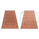 Wollteppich LEGEND 468 12 GB300 OSTA - Ornament, Rahmen exklusiv rot / beige