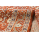 Uldtæppe LEGEND 468 12 GB300 OSTA - Pynt, ramme eksklusiv rød / beige
