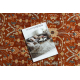 Wollteppich LEGEND 468 12 GB300 OSTA - Ornament, Rahmen exklusiv rot / beige