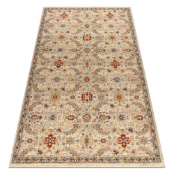 Wool Carpet LEGEND 468 16 GB620 OSTA - Γραμμές μπεζ / κόκκινο
