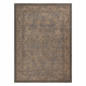 Wool carpet ANTIGUA 518 74 JG900 OSTA - Flowers, frame, flat-woven brown