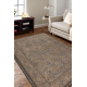 Wool carpet ANTIGUA 518 74 JG900 OSTA - Flowers, frame, flat-woven brown