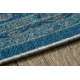 Wool carpet ANTIGUA 518 74 JW500 OSTA - Flowers, frame, flat-woven blue