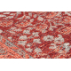 Wool carpet ANTIGUA 518 74 KA300 OSTA - Flowers, frame, flat-woven red 